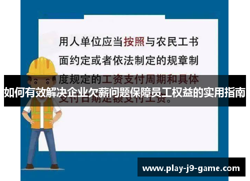 如何有效解决企业欠薪问题保障员工权益的实用指南