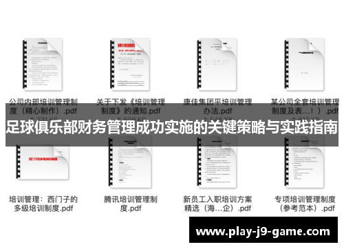 足球俱乐部财务管理成功实施的关键策略与实践指南 足球俱乐部财务管理成功实施的关键策略与实践指南